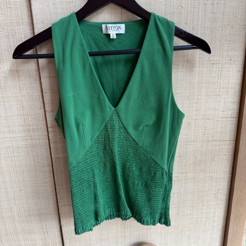 Nation LTD Green Tank Top (never worn)